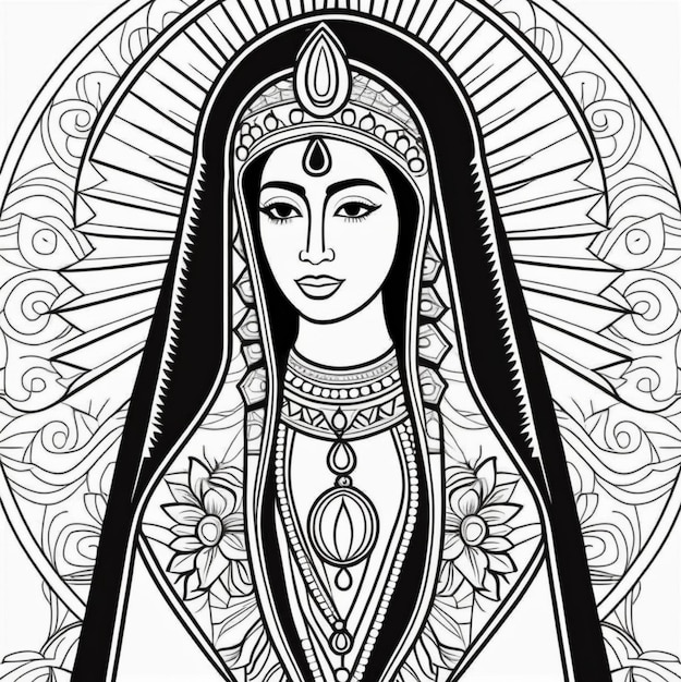 Premium ai image dia de la virgen de guadalupe