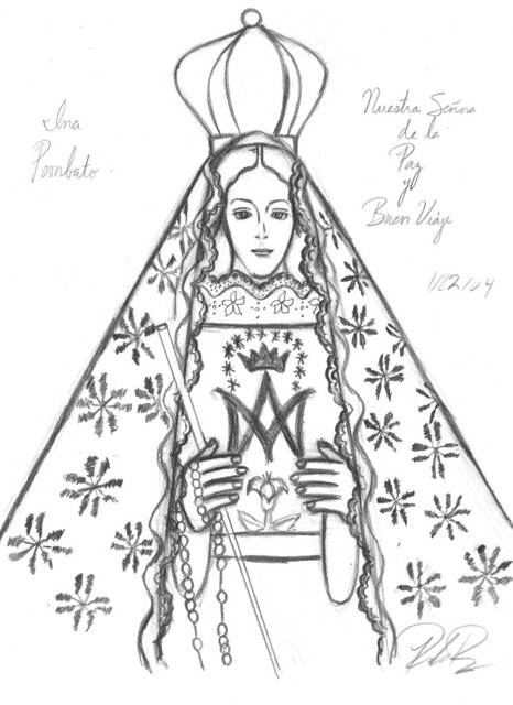 Viva la virgen de la paz y buen viaje this is another versâ