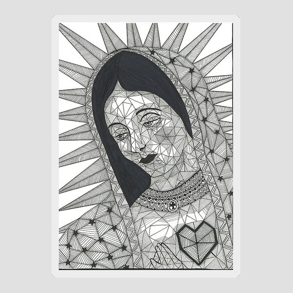 Virgen de guadalupe stickers for sale