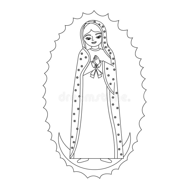 Guadalupe virgin stock illustrations â guadalupe virgin stock illustrations vectors clipart