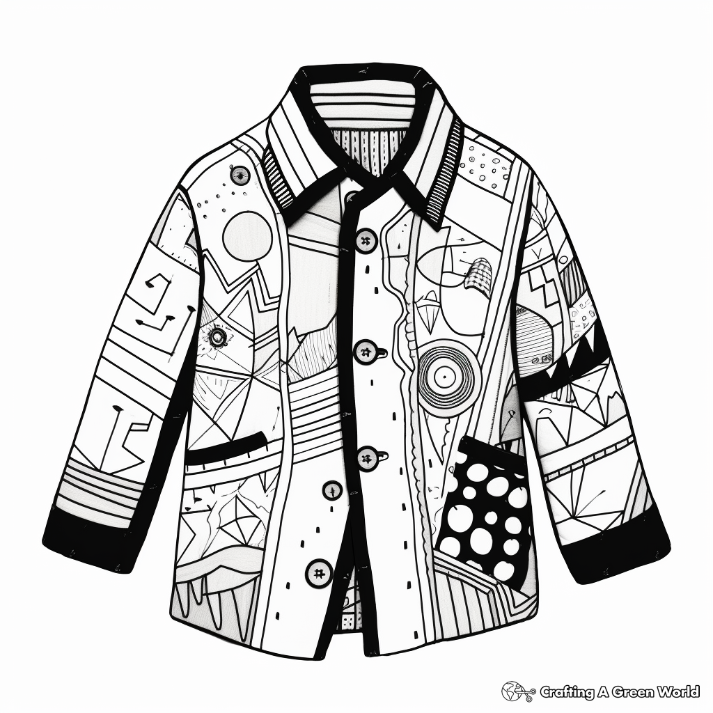 Jacket coloring pages