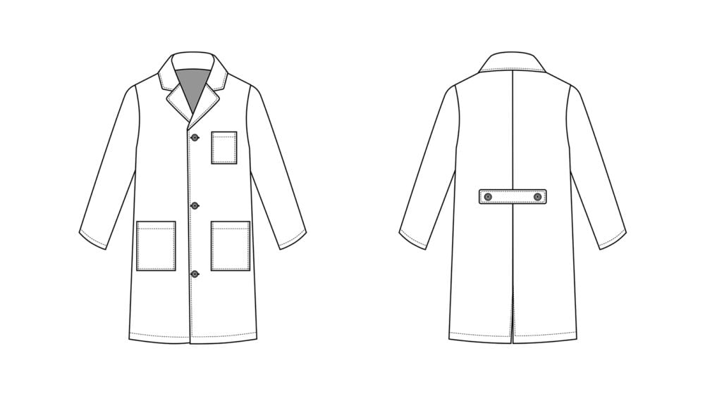 Lab coat pattern