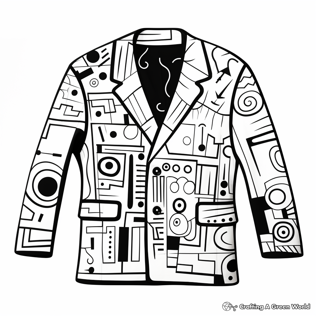 Jacket coloring pages