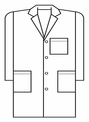 Meta color lab coat unisex lab coats personalized embroidery â