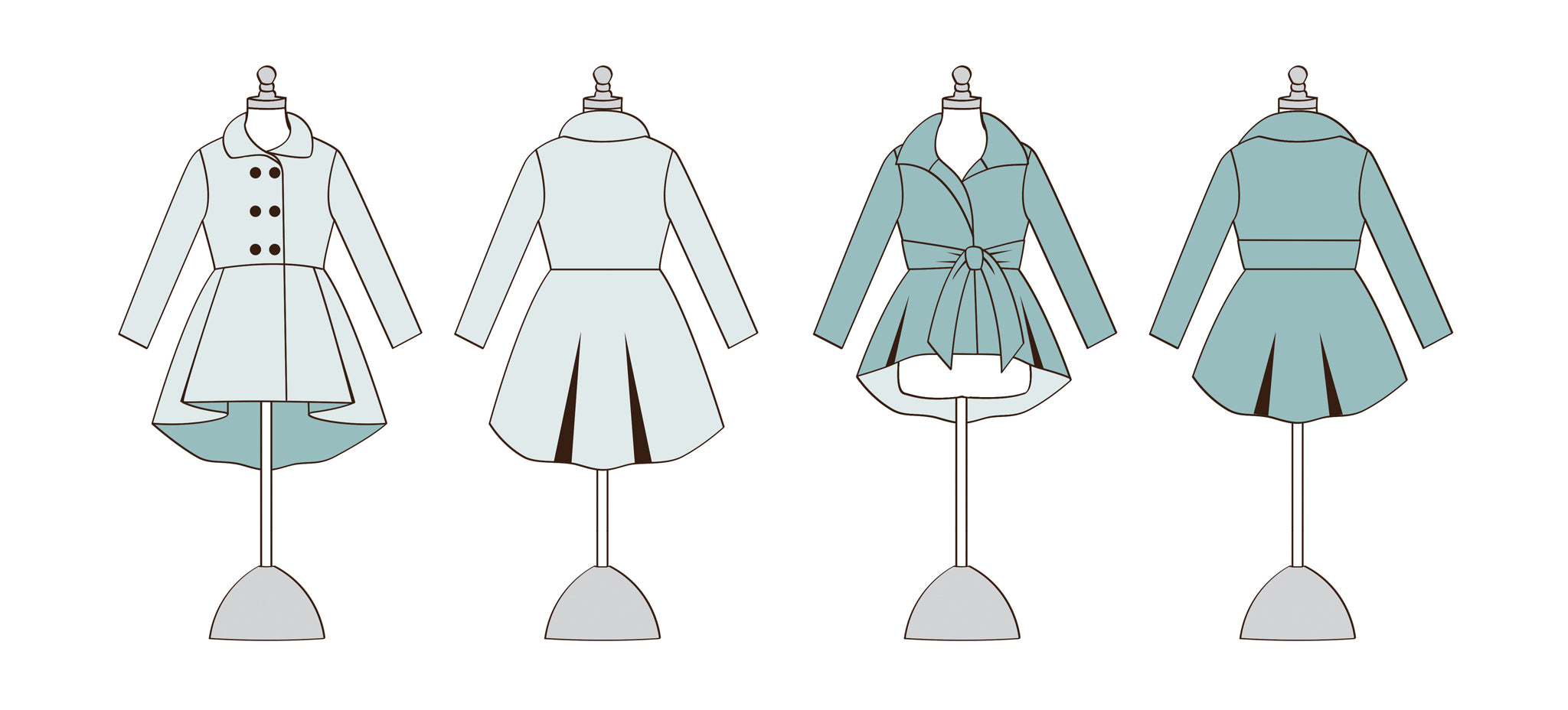 Valentina doll coat â violette field threads