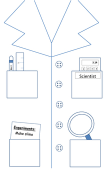Lab coat template by sciencebear tpt