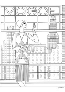 Geometric patterns art deco