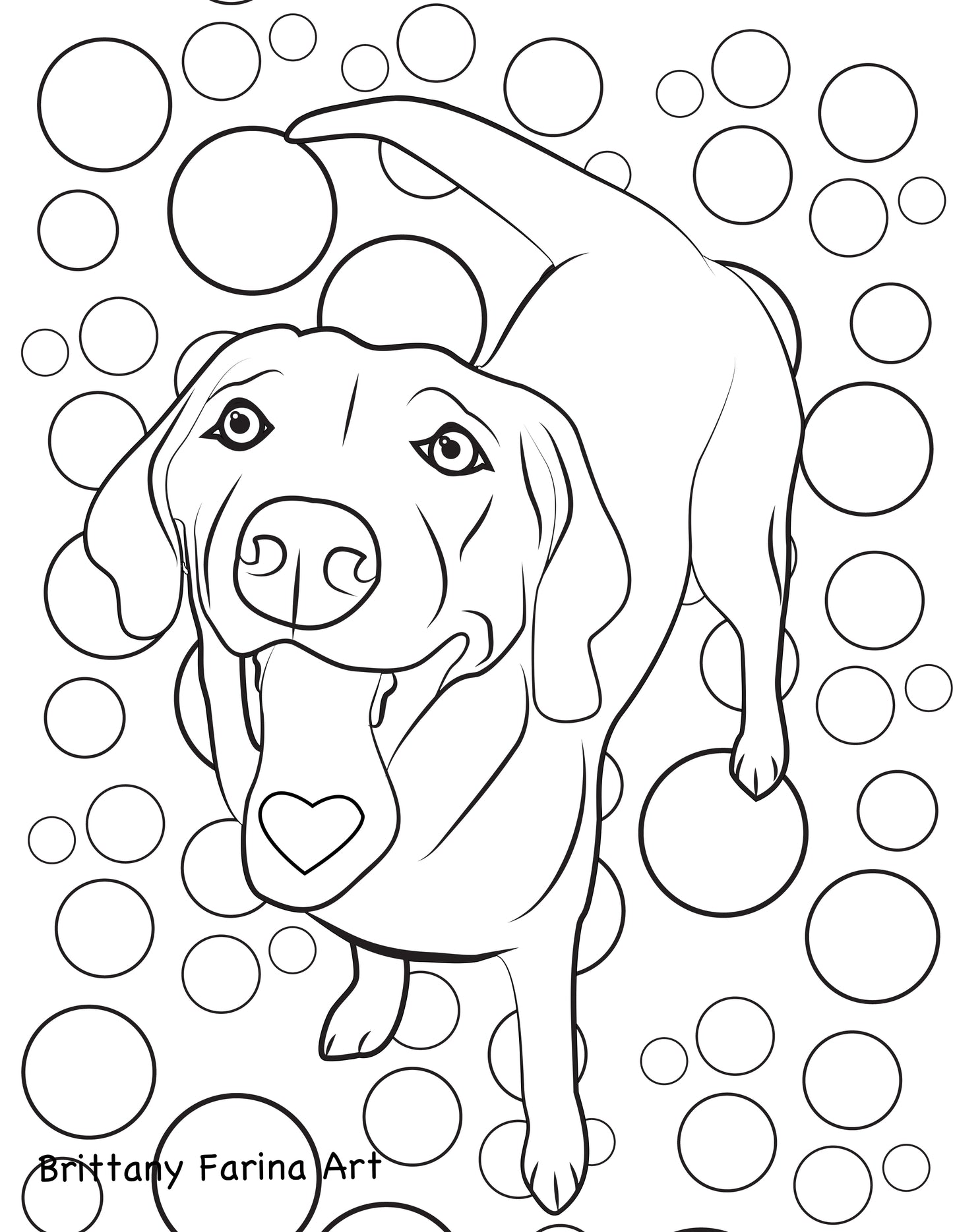 Lab rescue of greater richmond coloring book â brittany farina art