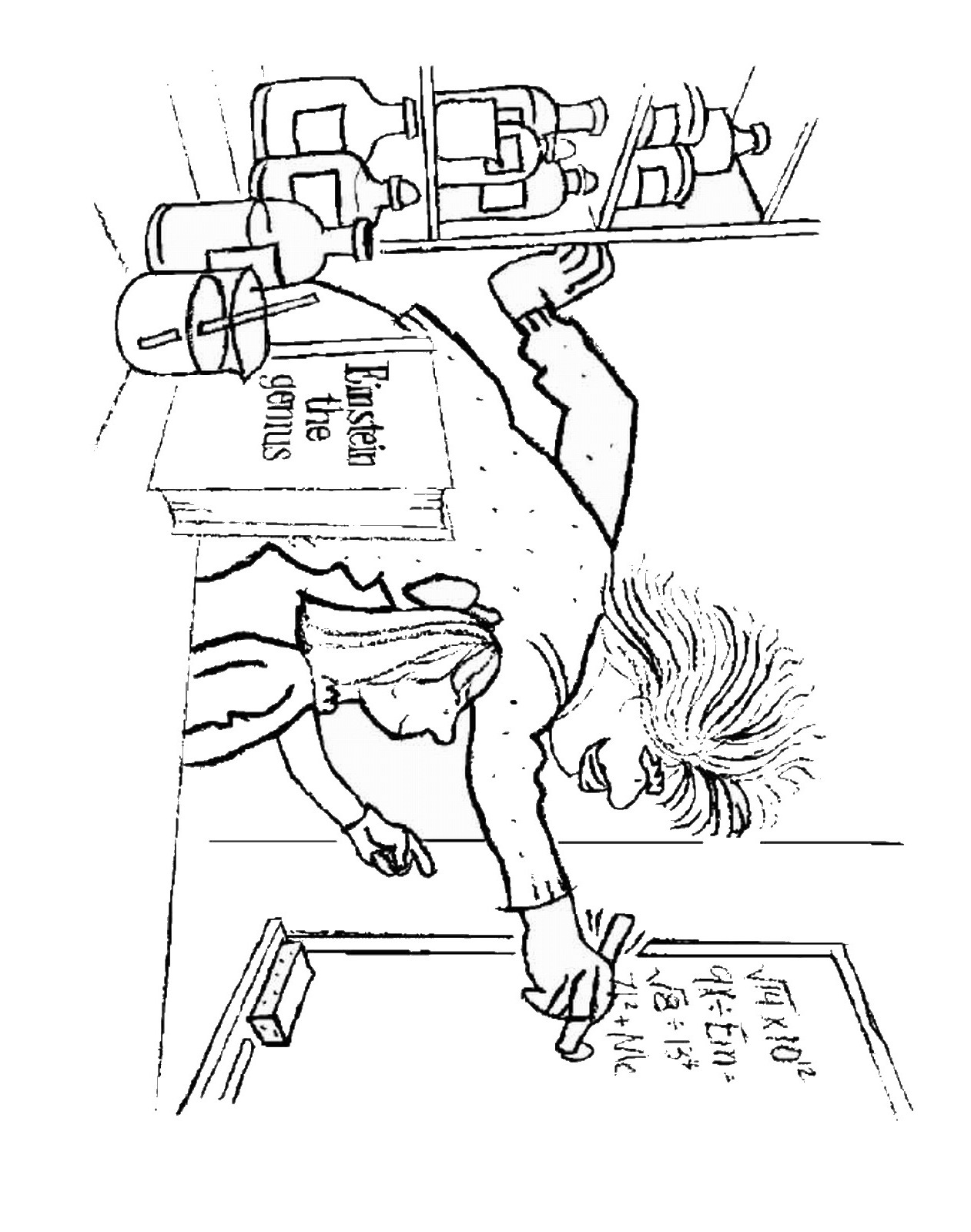 Science coloring pages â birthday printable