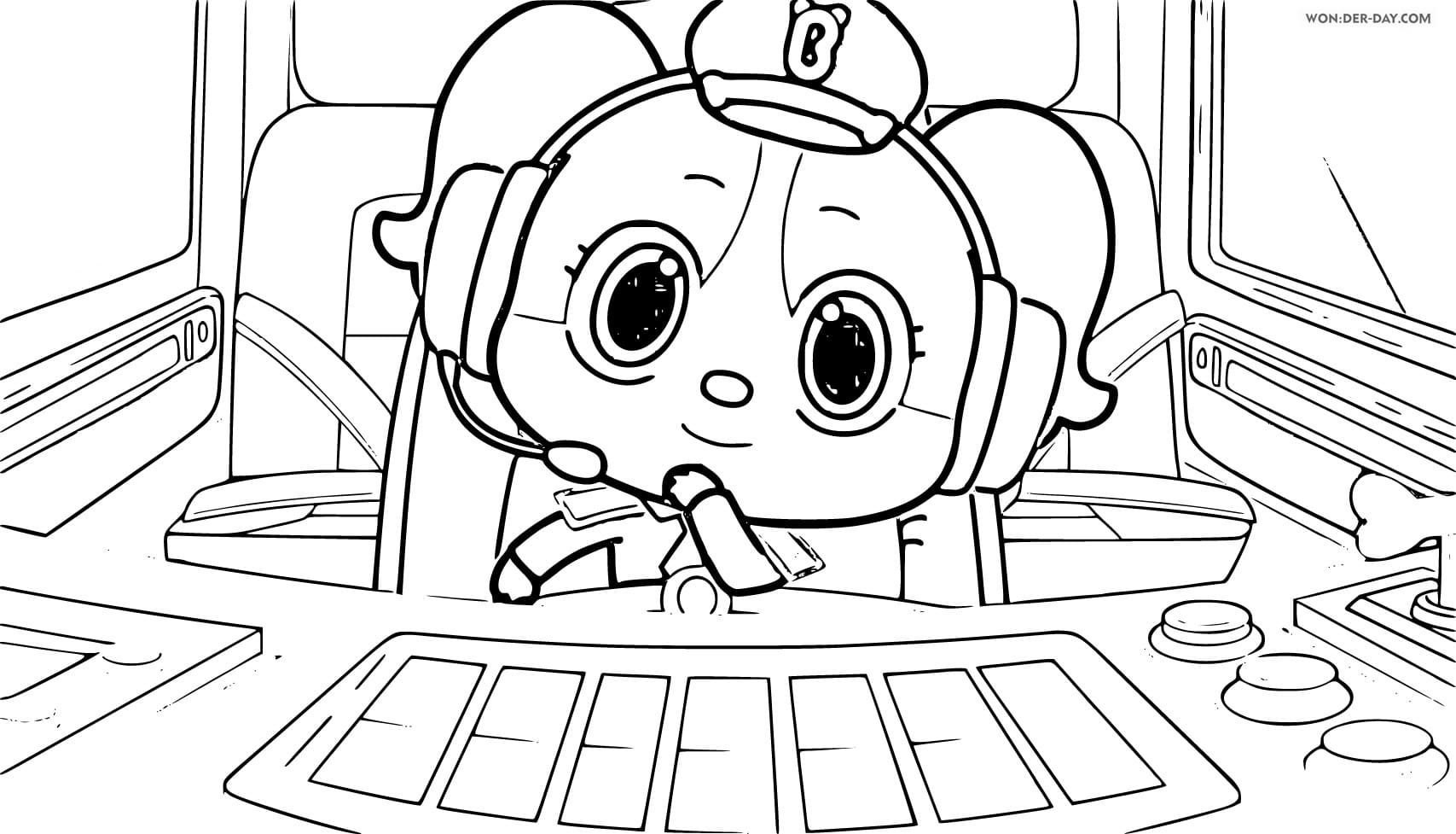 Safety sheriff labrador coloring pages wonder day â coloring pages for children and adults