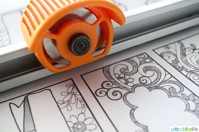 Printable kids coloring labels