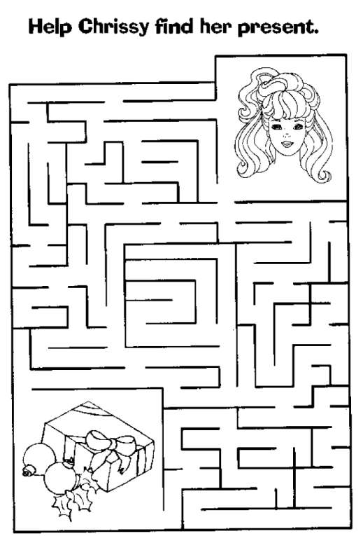 Mazes coloring pages