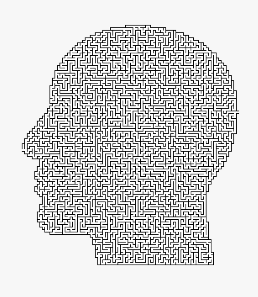 Download maze head clipart maze coloring book clip