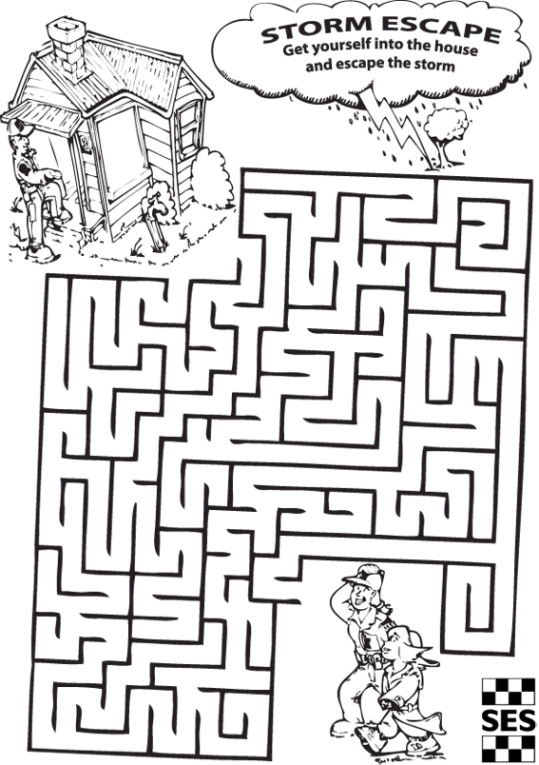 Labirintos desenhos para colorir