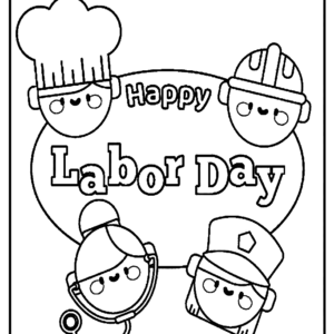 Labor day coloring pages printable for free download