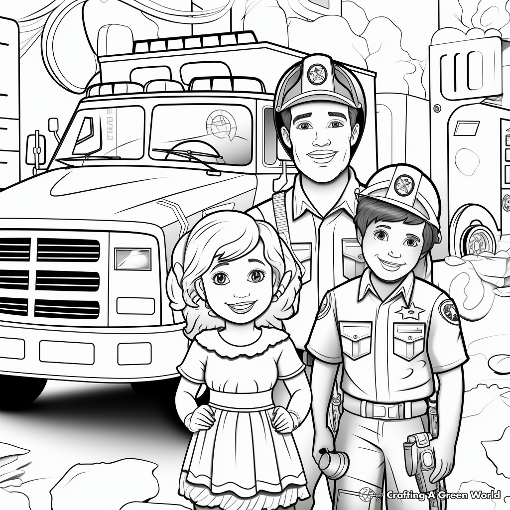 Labor day coloring pages