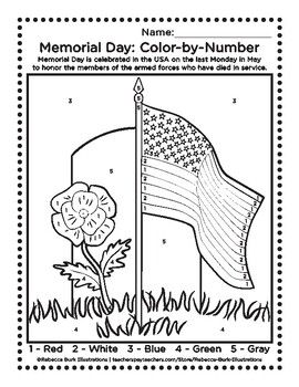 Memorial day usa color