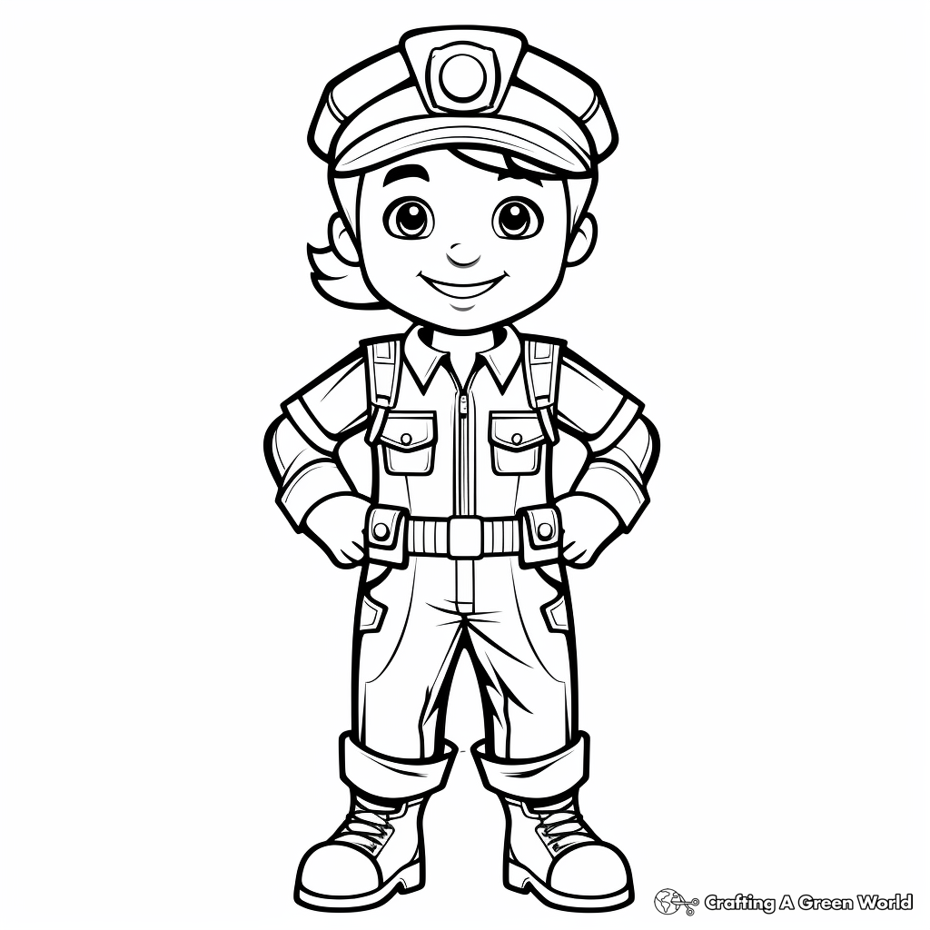 Labor day coloring pages