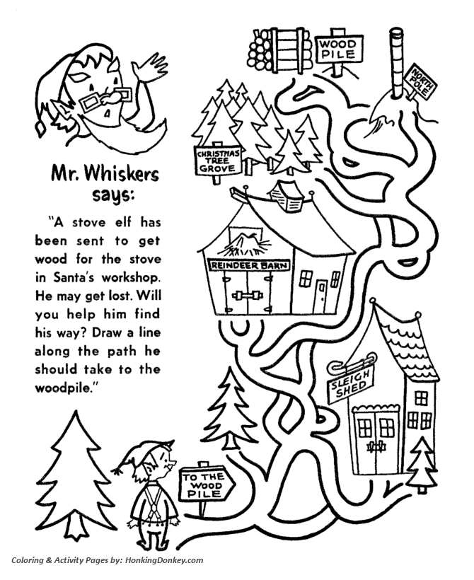 Christmas activity pages