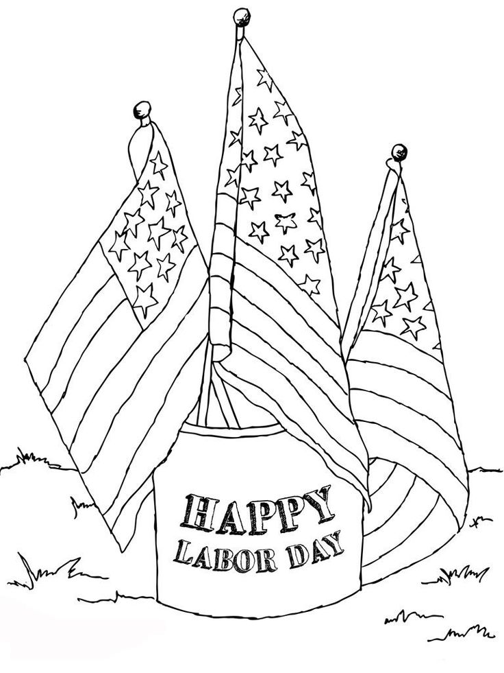 Labor day coloring pag