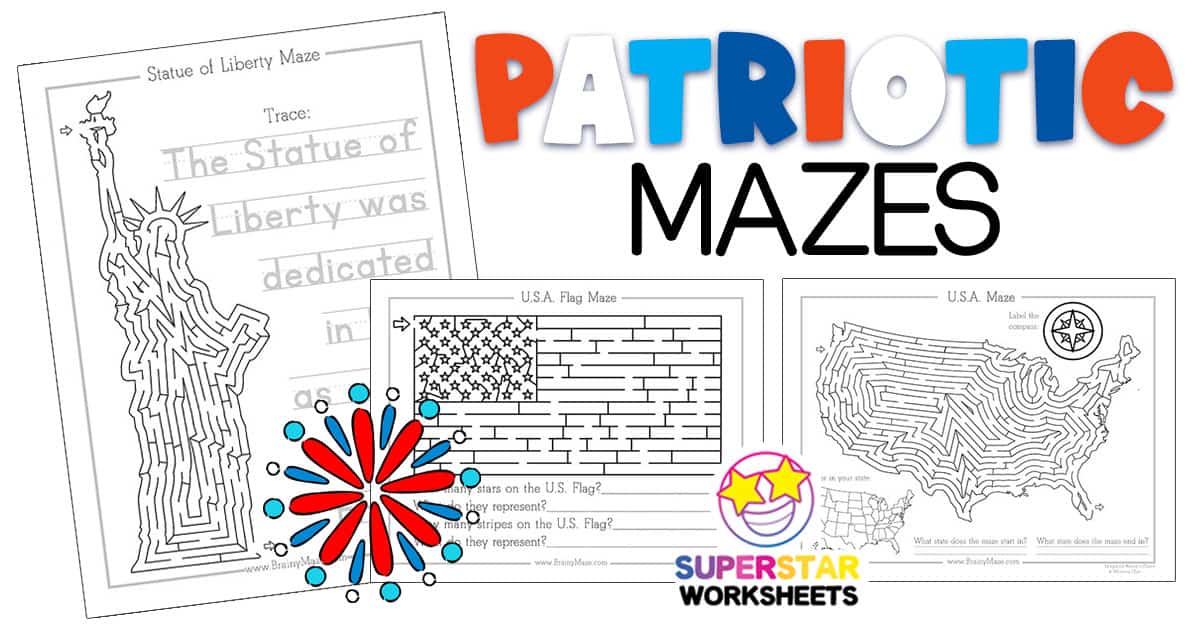 Patriotic mazes
