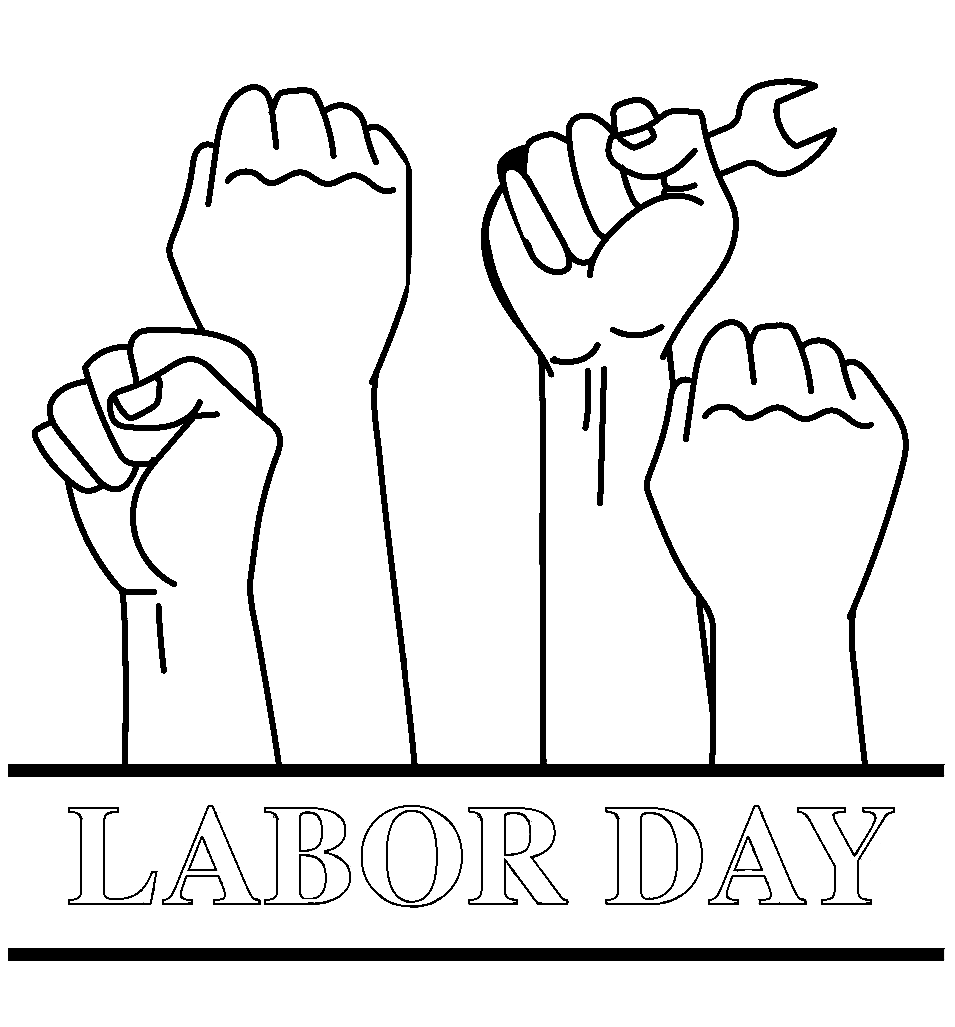 Labor day coloring pages printable for free download