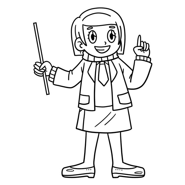 Premium vector today is labor day isolated coloring page for kids