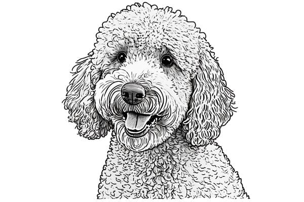 Free printable dog coloring pages list