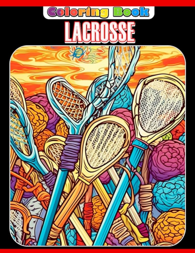 Lacrosse coloring book stunning coloring pages of sport for preschool to have fun ideal gift for special occasions horn armaan books