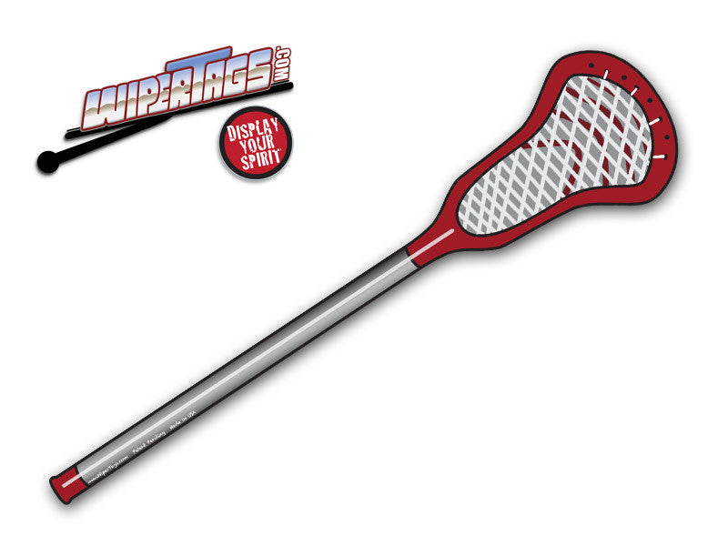 Ripper lacrosse stick wipertags covers attach to rear wiper blades wipertags