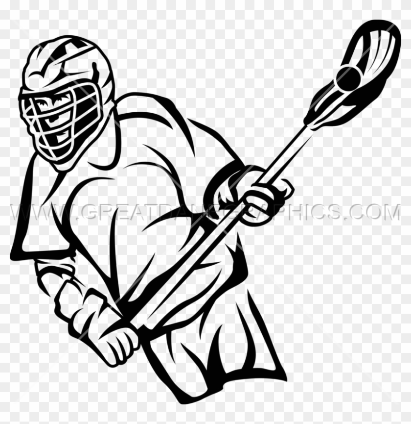 Lacrosse player drawing at getdrawings free for