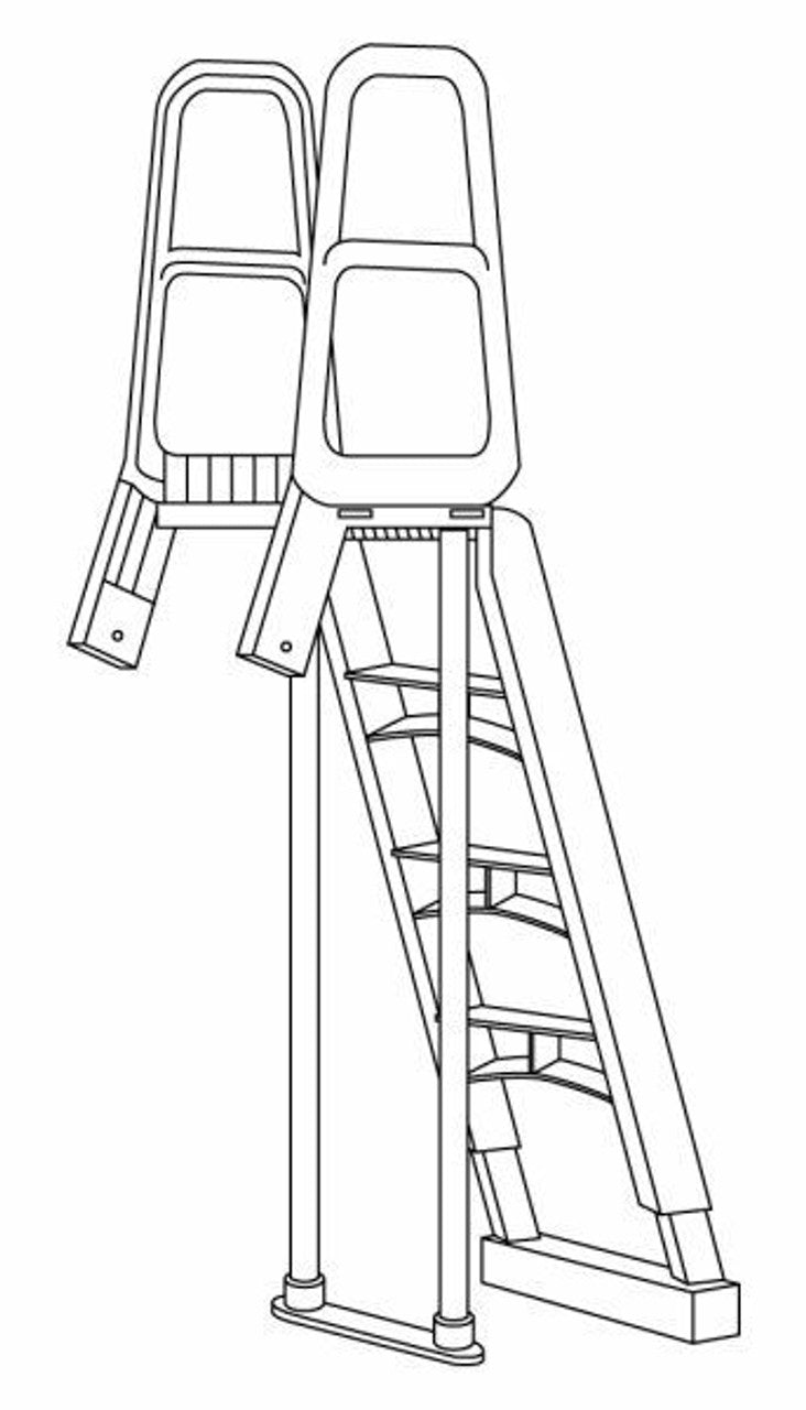 Exterior ladder for i