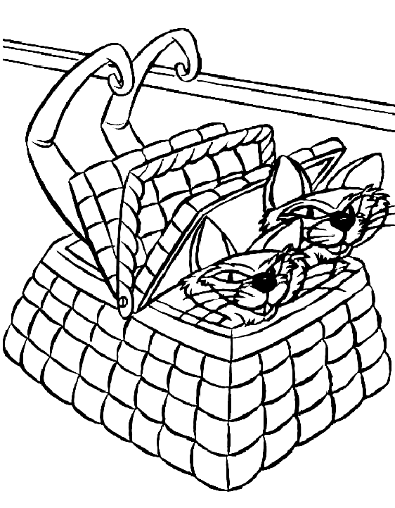 Lady and the tramp coloring pages printable for free download