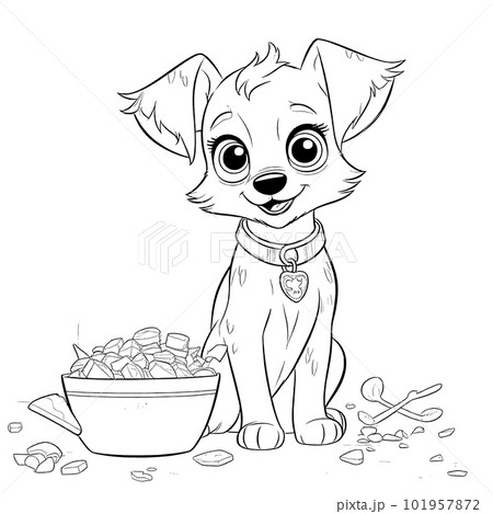Pig black and white coloring pages for kids