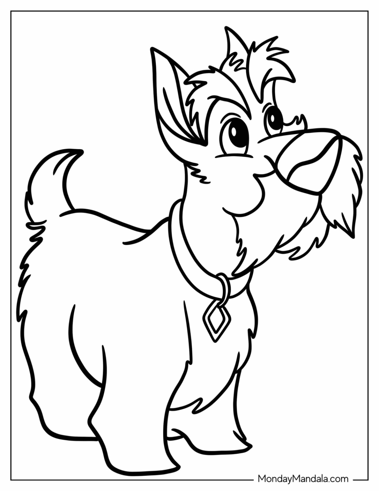 Lady and the tramp coloring pages free printables