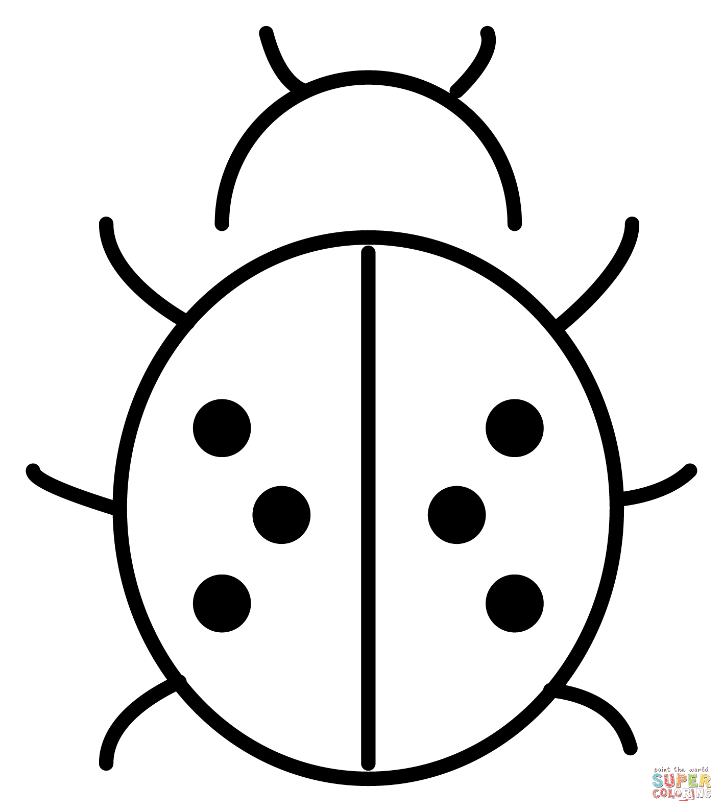 Lady beetle emoji coloring page free printable coloring pages
