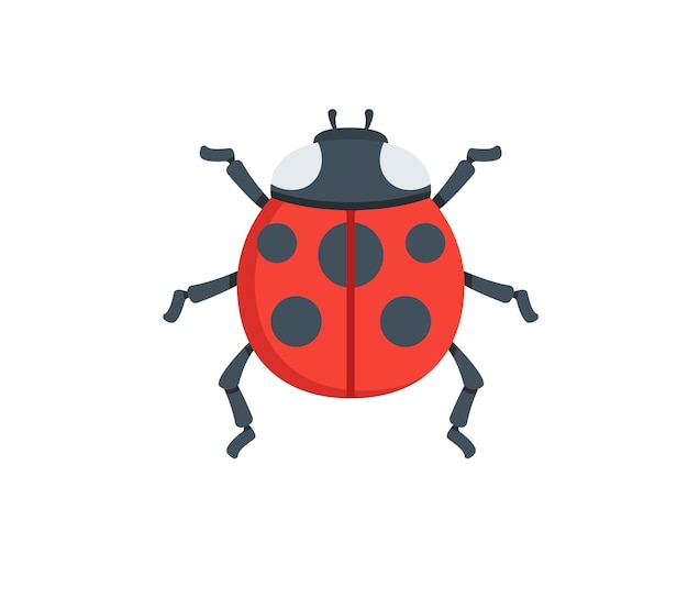 Premium vector ladybug vector isolated icon emoji illustration lady beetle vector emoticon