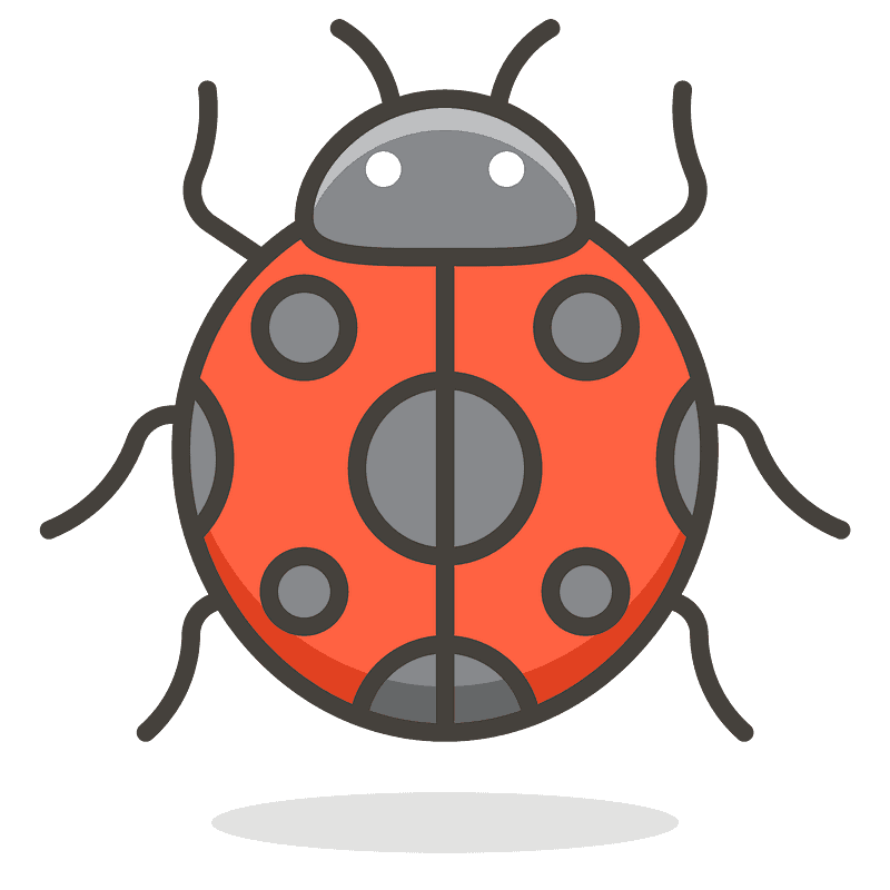Lady beetle emoji clipart free download transparent png