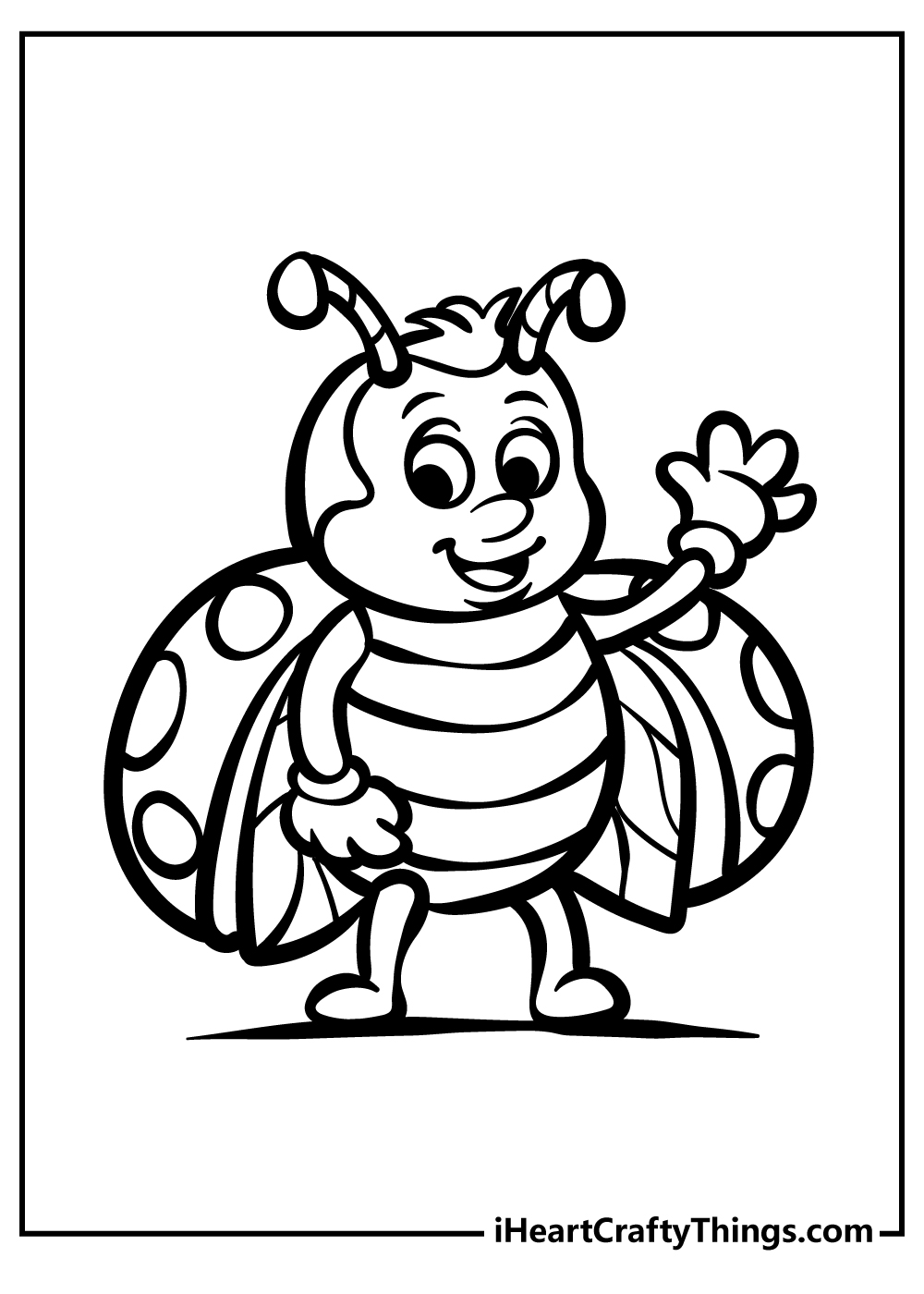 Ladybug coloring pages free printables
