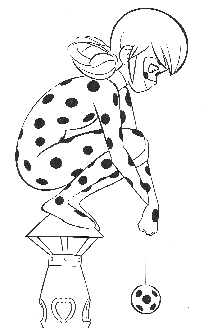 New beautiful miraculous ladybug coloring pages