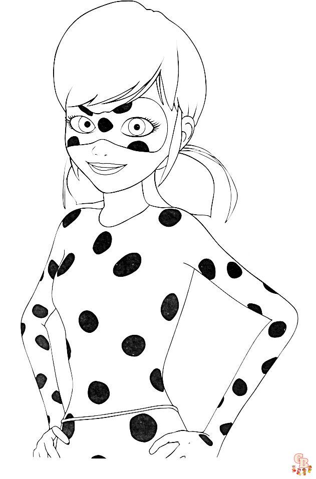 Discover the best miraculous ladybug coloring pages