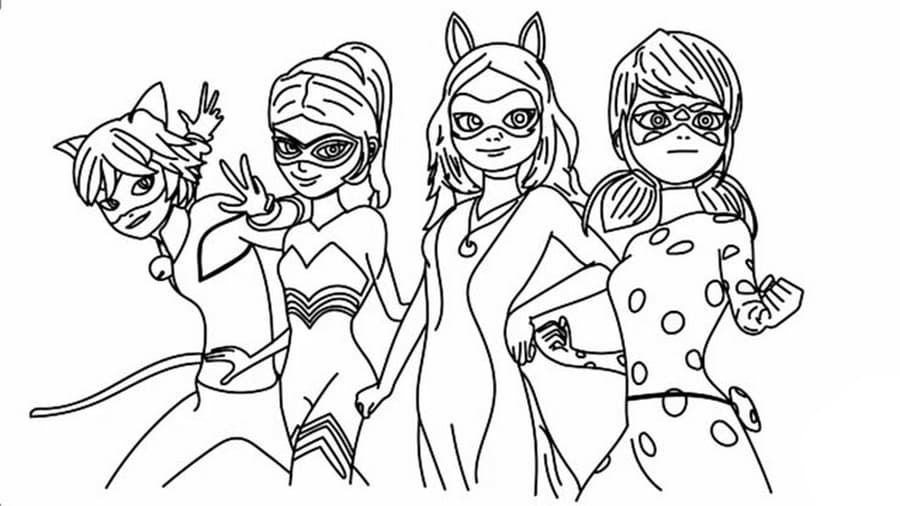 Ladybug and cat noir coloring pages printable coloring pages ladybug coloring page coloring pages disney princess coloring pages
