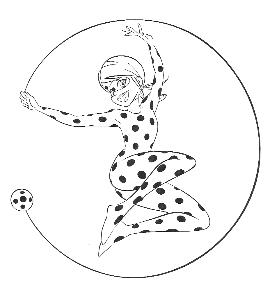 New beautiful miraculous ladybug coloring pages
