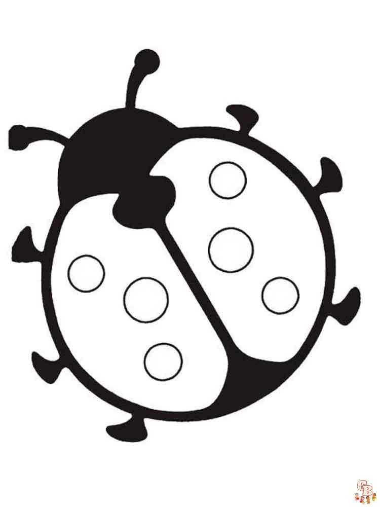 Printable ladybug coloring pages free and easy to color