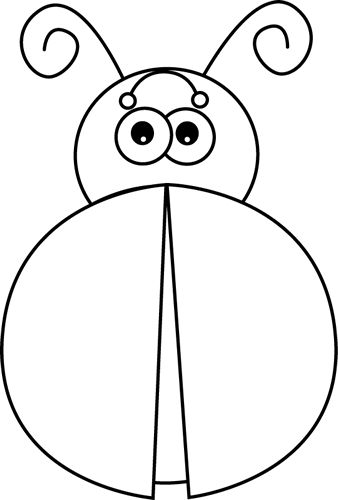 Black and white ladybug without spots ladybug coloring page white ladybug ladybug