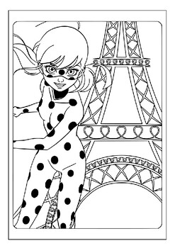 Ladybug and cat noir coloring fun printable coloring pages collection for kids