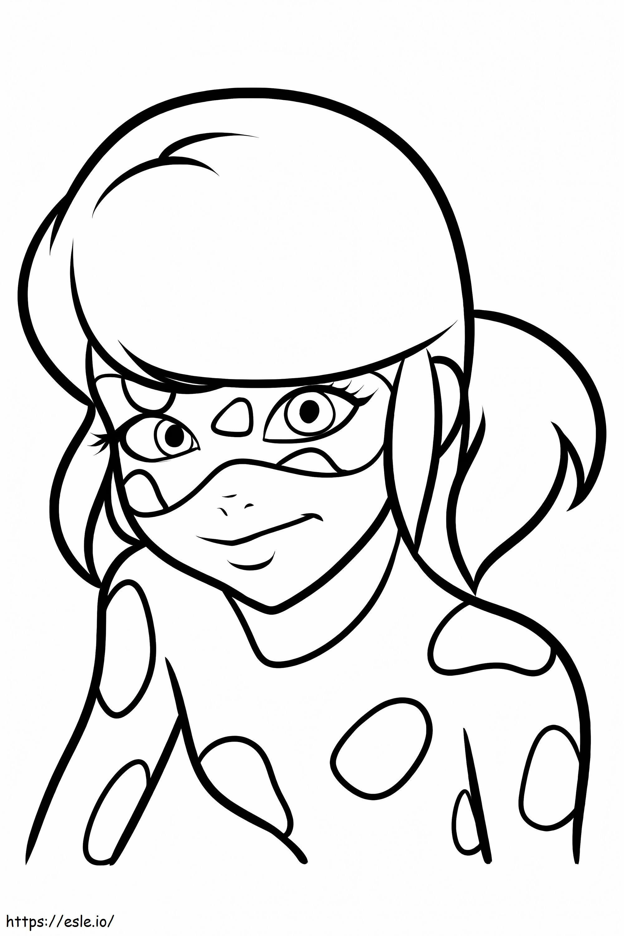 Ladybug x coloring page