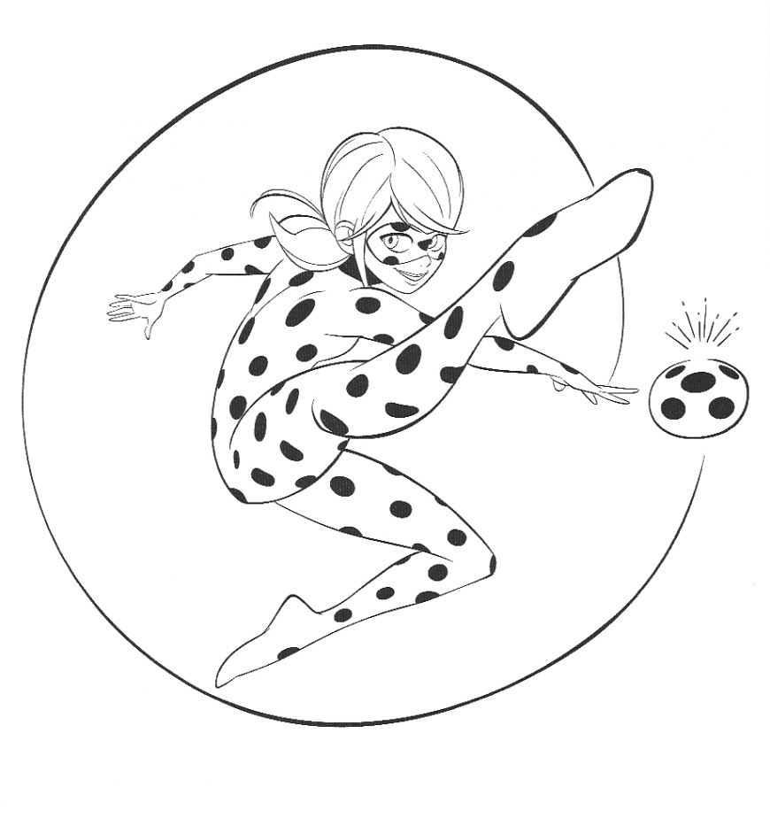 New beautiful miraculous ladybug coloring pages