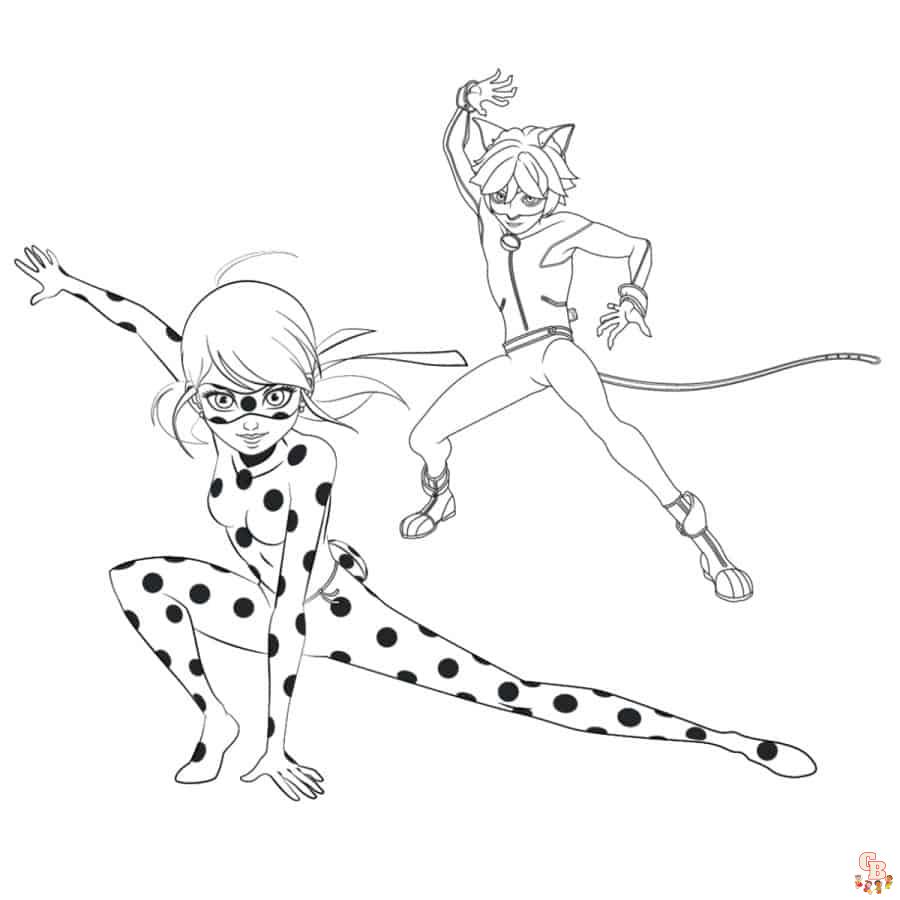 Discover the best miraculous ladybug coloring pages