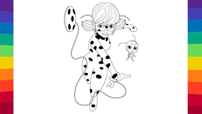 Miraculous ladybug cat noir coloring book ladybug miraculous coloring pages
